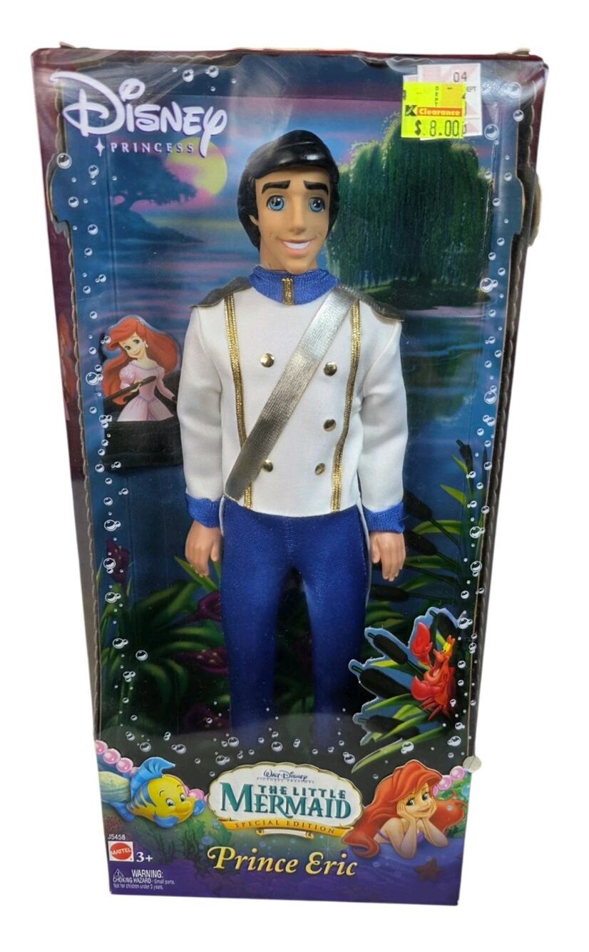 Vintage Disney The Little Mermaid Special Edition Prince Eric doll